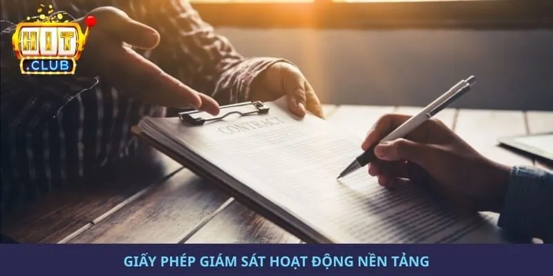 Giấy phép giám sát hoạt động nền tảng