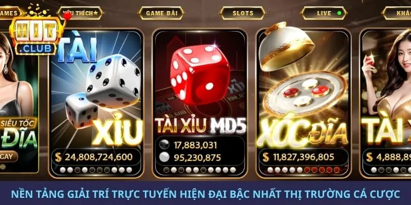 Nền tảng giải trí trực tuyến hiện đại bậc nhất thị trường cá cược