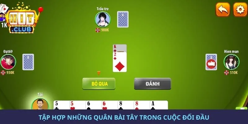 Tập hợp những quân bài tây trong cuộc đối đầu